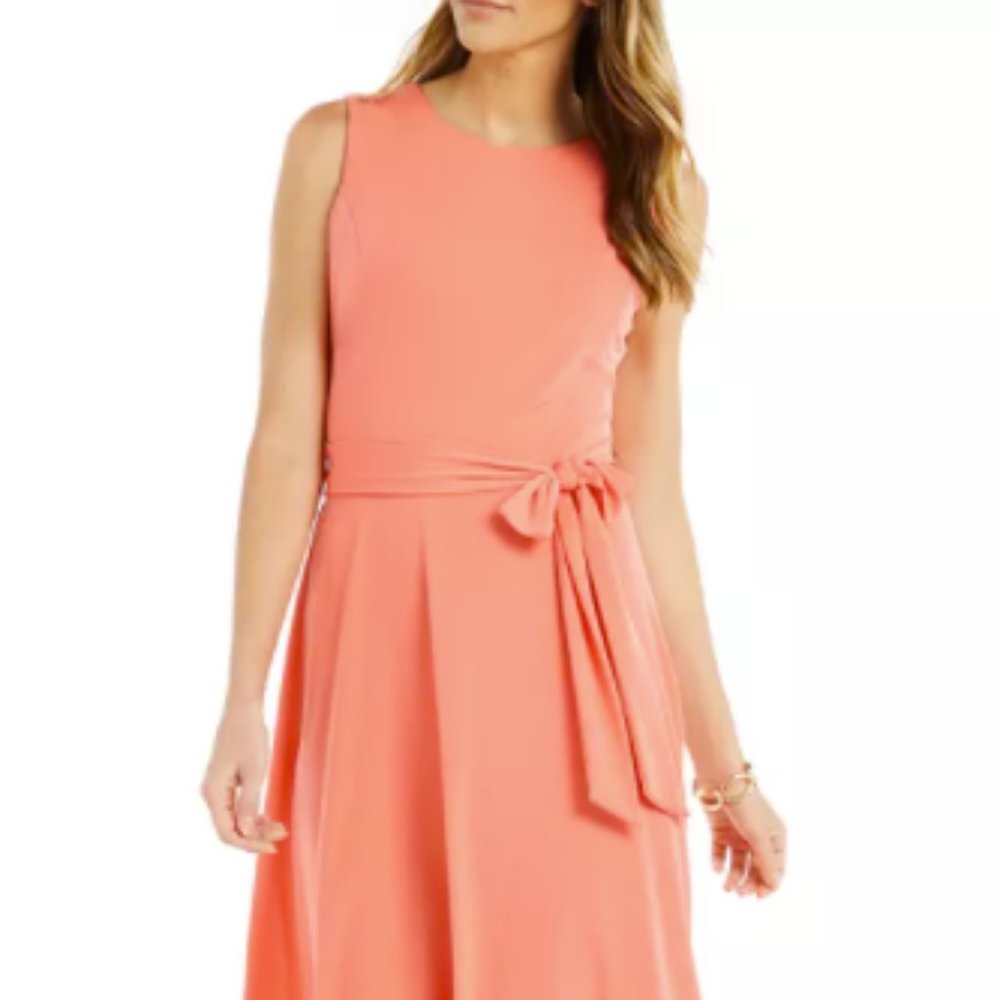 Charter Club Tie-Waist Midi Dress